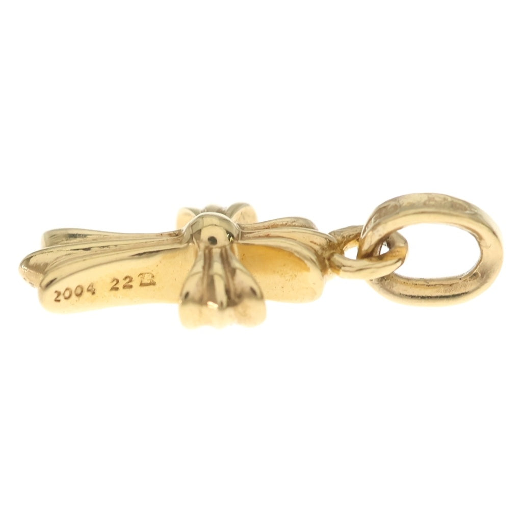 CHROME HEARTS(クロムハーツ) 22K CRS BBYFAT AFTER DMND ベイビーファット アフターPAVEダイヤ チャーム ネックレストップ ゴールド