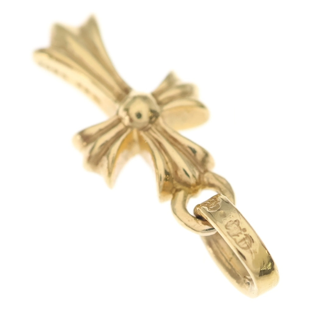 CHROME HEARTS(クロムハーツ) 22K CRS BBYFAT AFTER DMND ベイビーファット アフターPAVEダイヤ チャーム ネックレストップ ゴールド