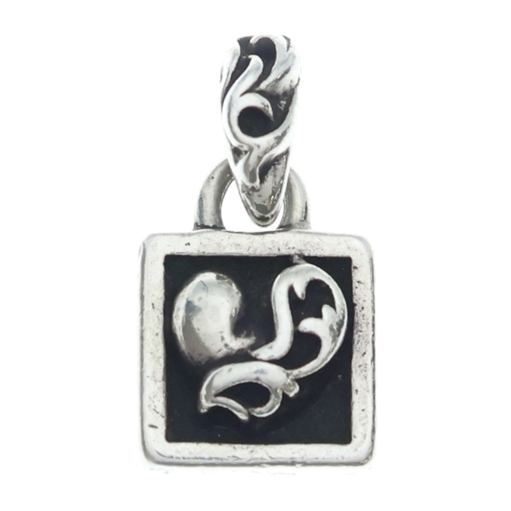 CHROME HEARTS(クロムハーツ) FRAMED HEART フレームドハート チャーム ペンダントトップ シルバー BCA273