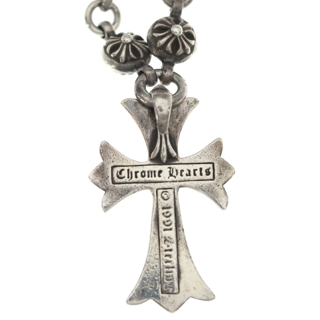 CHROME HEARTS(クロムハーツ) #1 CRSBL CHN SML CH CRS クロスボールチェーン スモールCHクロス ネックレス シルバー BCA193