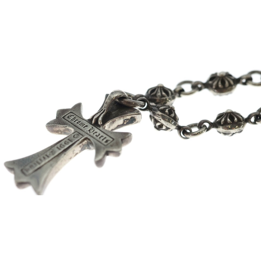 CHROME HEARTS(クロムハーツ) #1 CRSBL CHN SML CH CRS クロスボールチェーン スモールCHクロス ネックレス シルバー BCA193