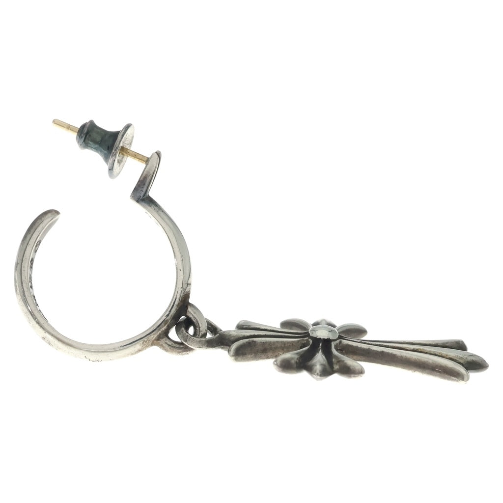 CHROME HEARTS(クロムハーツ) TINY CH CROSS タイニーCHクロス フープピアス シルバー BCA115