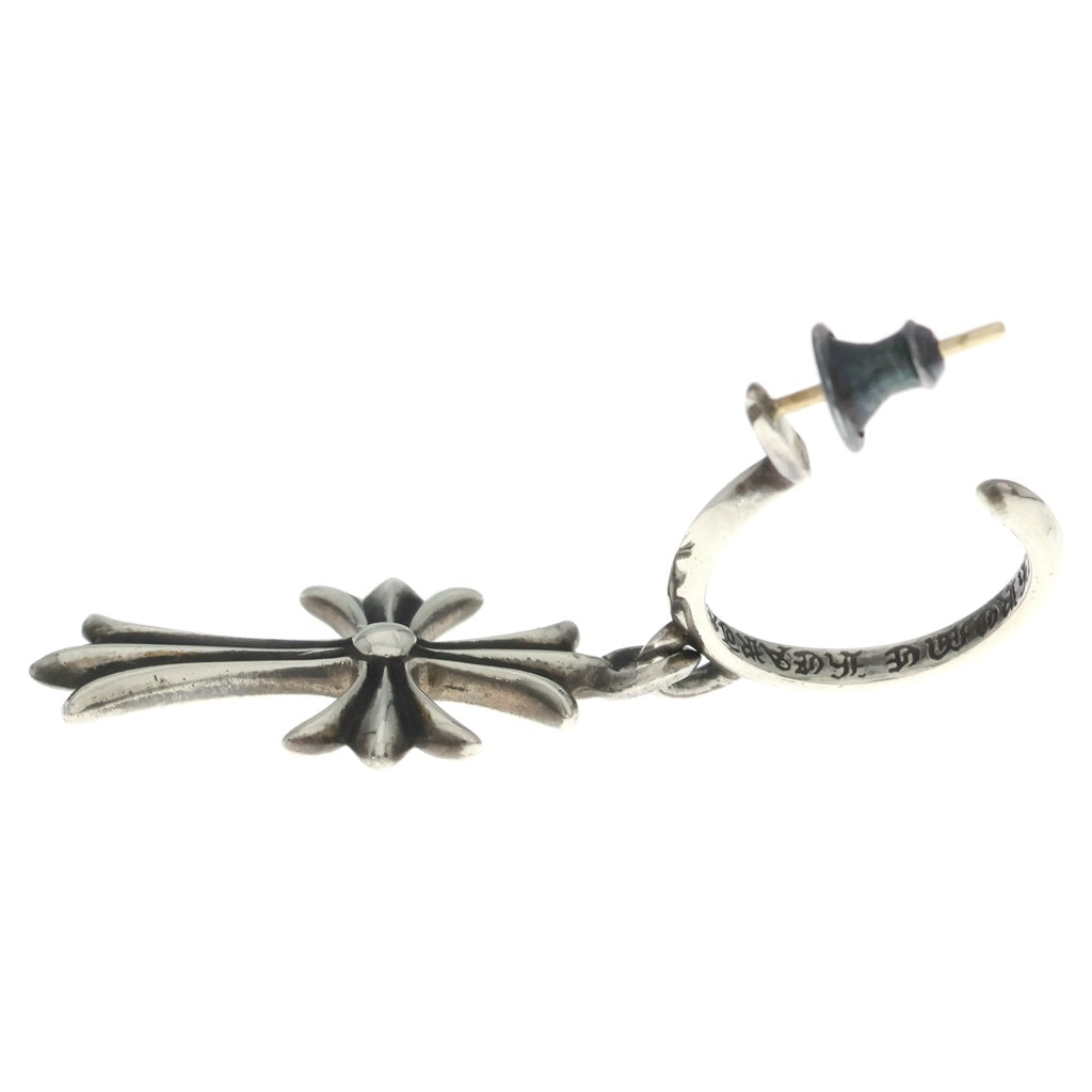 CHROME HEARTS(クロムハーツ) TINY CH CROSS タイニーCHクロス フープピアス シルバー BCA115