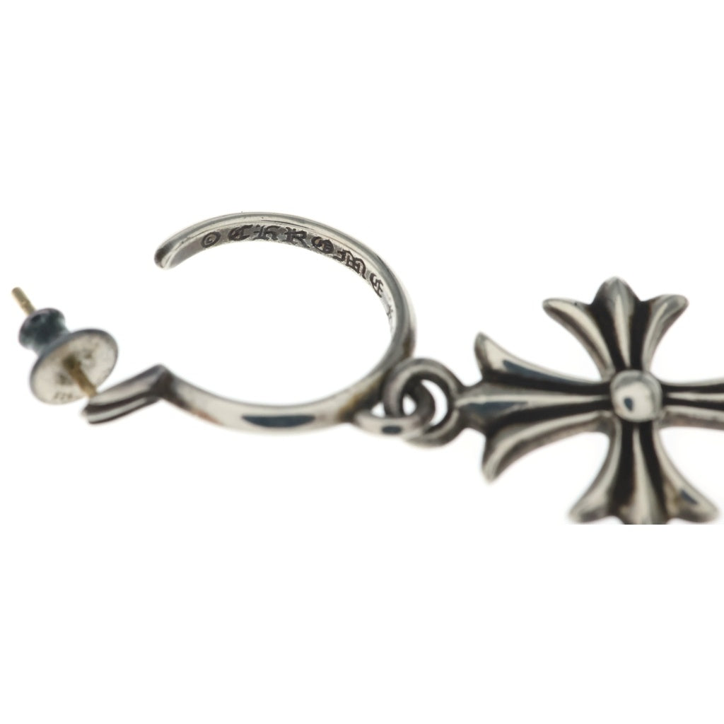 CHROME HEARTS(クロムハーツ) TINY CH CROSS タイニーCHクロス フープピアス シルバー BCA115