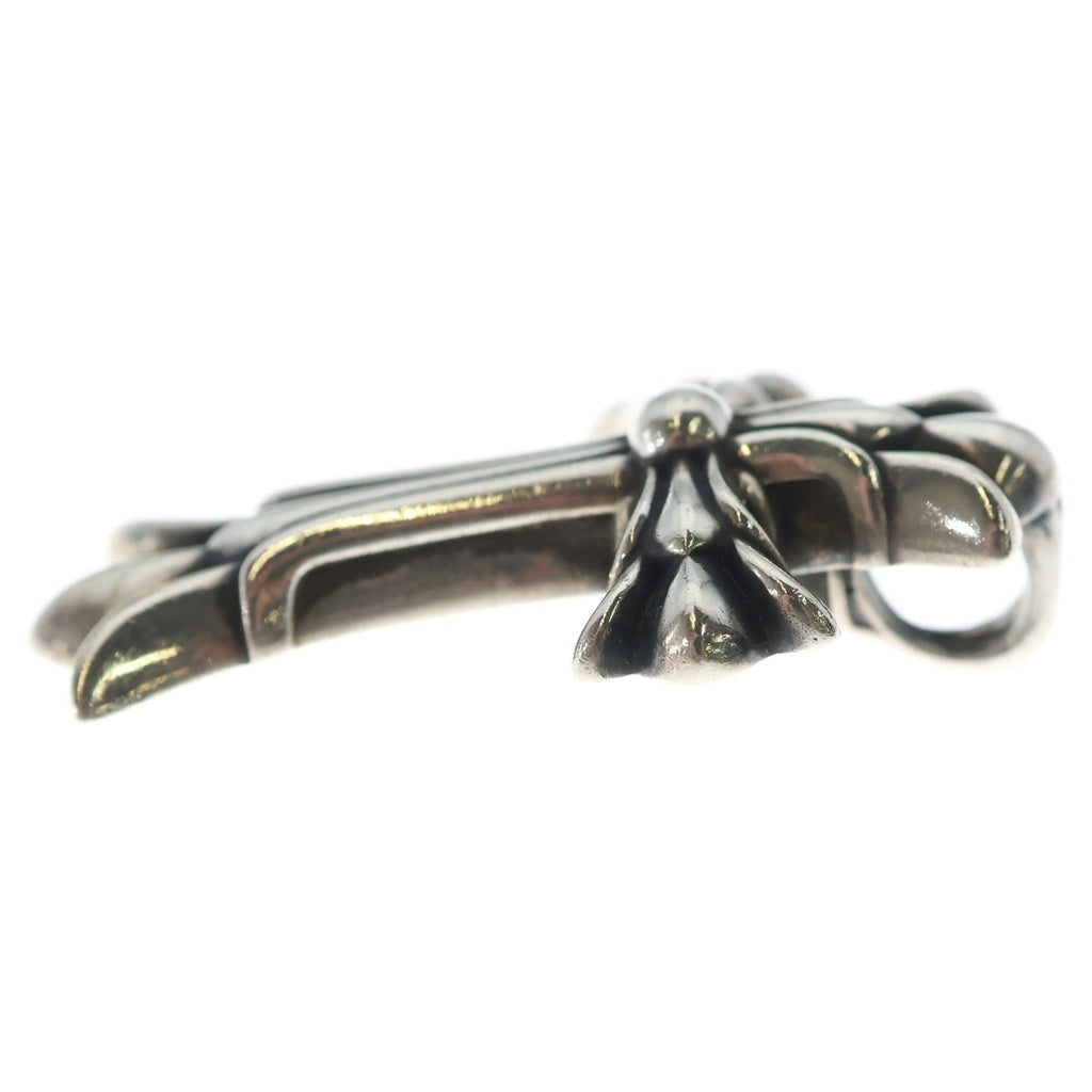 CHROME HEARTS(クロムハーツ) DBL CH CRS SML スモール ダブルCHクロスペンダントトップ シルバー BCA247