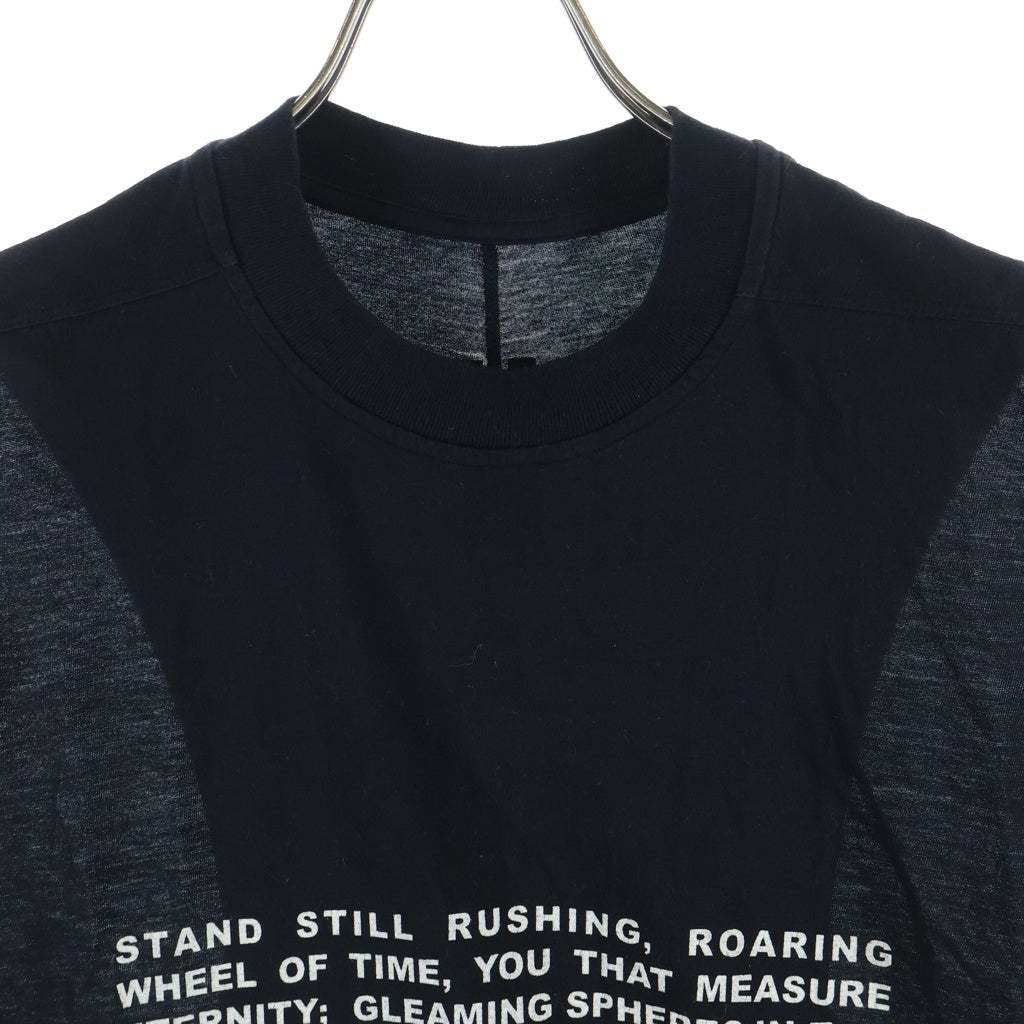 DRKSHDW(ダークシャドウ) フロントプリント ノースリーブTシャツ ブラック DU01C6154-RNEP3