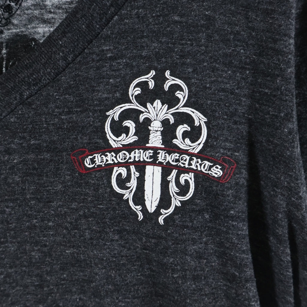 CHROME HEARTS(クロムハーツ) CAMOUFLAGE VINE DAGGER TEE カモフラージュ ヴァインダガー 半袖Tシャツ カットソー グレー
