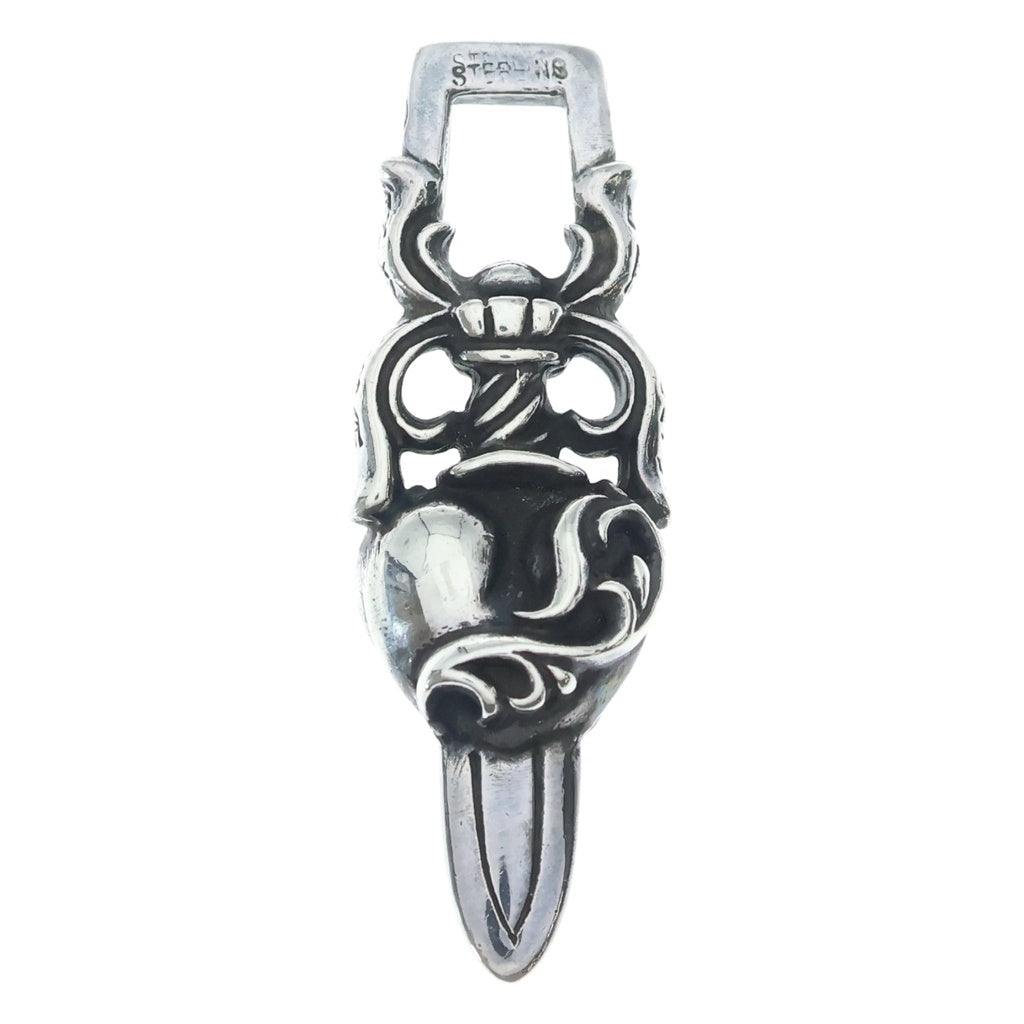 CHROME HEARTS(クロムハーツ) DAGGER HEART ダガーハート ペンダントトップ シルバー BCA243