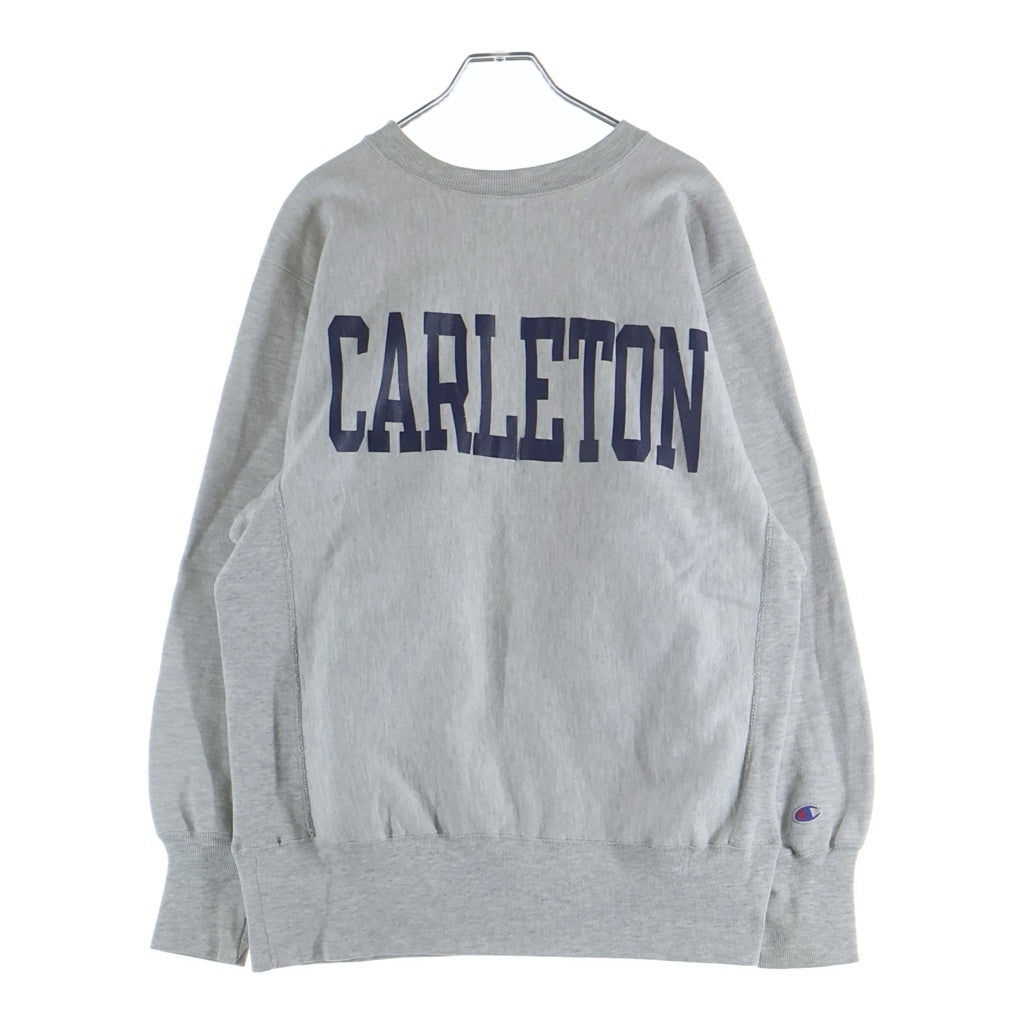 CHAMPION(チャンピオン) 90s REVERSE WEAVE CARLETON 刺繍タグ リバースウィーブ スウェット グレー