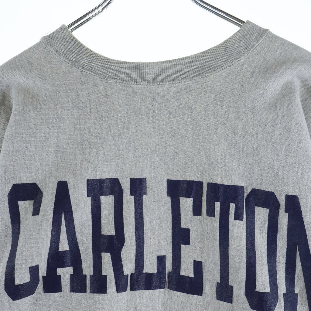 CHAMPION(チャンピオン) 90s REVERSE WEAVE CARLETON 刺繍タグ リバースウィーブ スウェット グレー