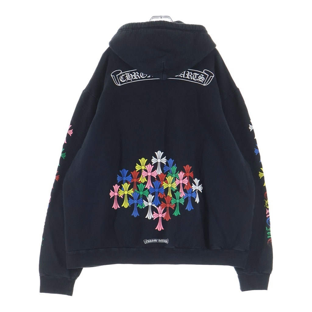 CHROME HEARTS(クロムハーツ) MLTCOL CEM CRS HD PLVR マルチカラーセメタリークロスプリントプルオーバーパーカー フーディー マルチ
