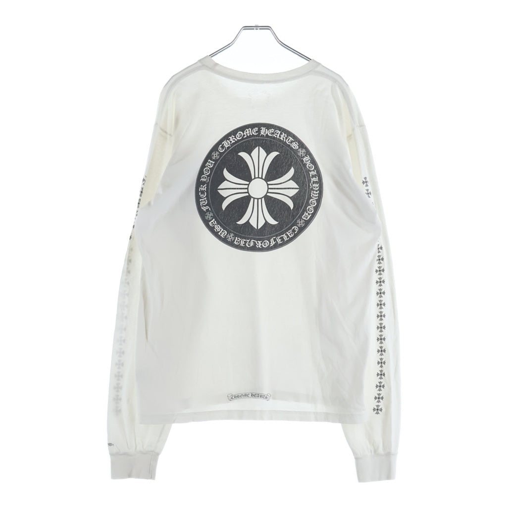 CHROME HEARTS(クロムハーツ) CH T-SHRT 1 CHプラスポケット 長袖Tシャツ カットソー ホワイト