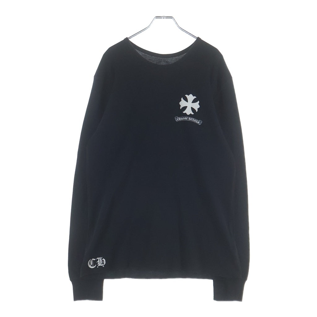 CHROME HEARTS(クロムハーツ) CIRCLE CH PLUS THERMAL TEE サークル CHプラス サーマル長袖Tシャツ カットソー ブラック