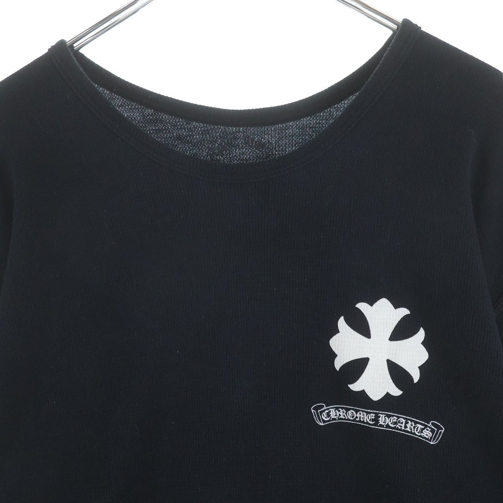CHROME HEARTS(クロムハーツ) CIRCLE CH PLUS THERMAL TEE サークル CHプラス サーマル長袖Tシャツ カットソー ブラック