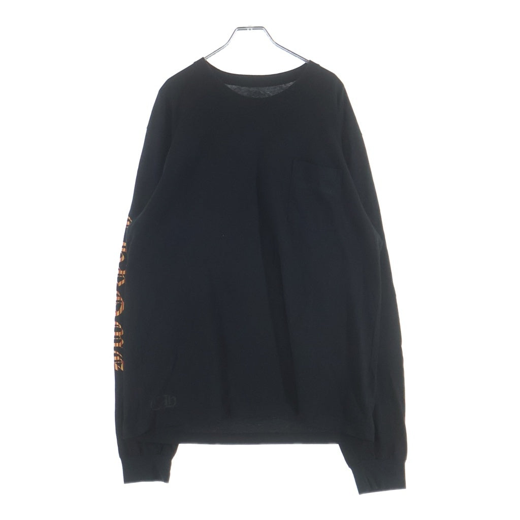 CHROME HEARTS(クロムハーツ) CH L/S 袖英字ロゴ バックヴァインダガープリント長袖Tシャツカットソー