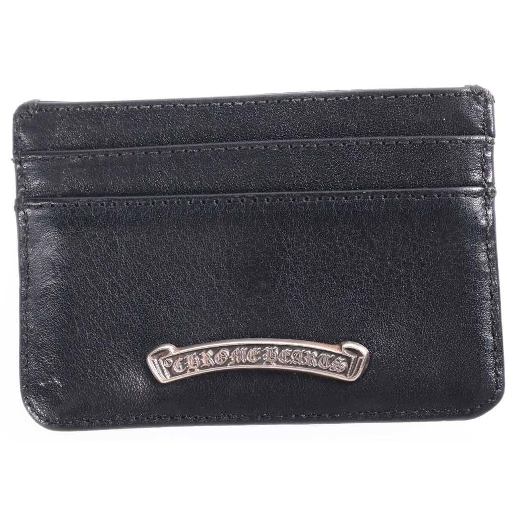 CHROME HEARTS(クロムハーツ) DOUBLE SIDE ダブルサイド タイニーCH装飾レザーカードケース