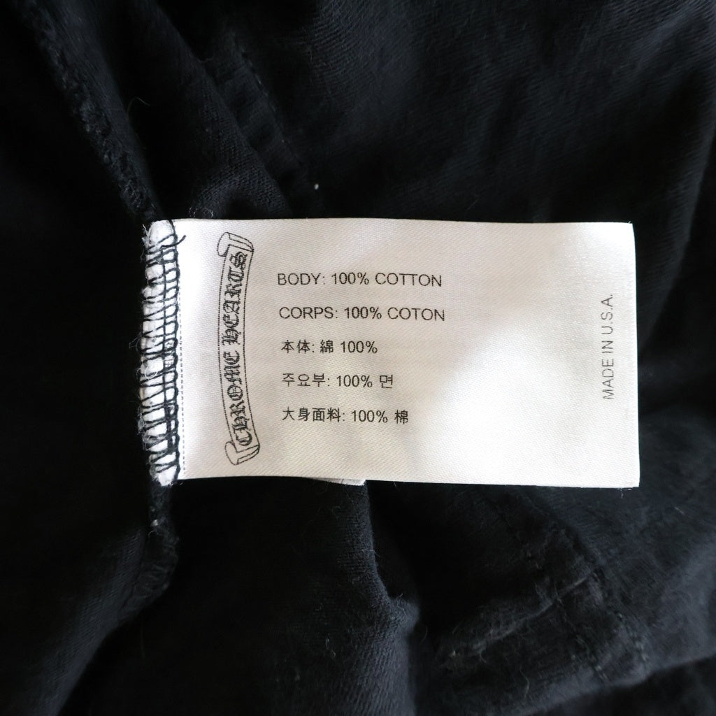CHROME HEARTS(クロムハーツ) CAMO HORSE SHOE カモホースシュー バックプリント長袖Tシャツ ブラック