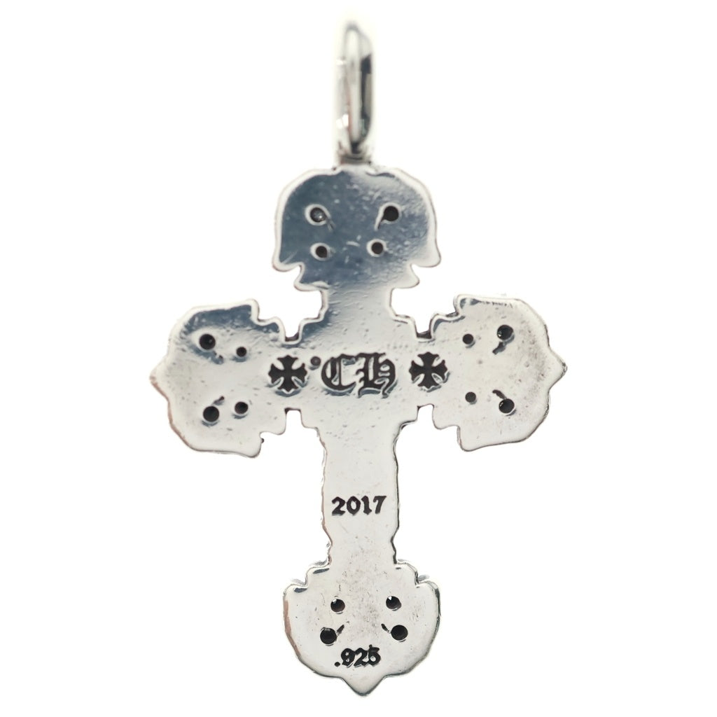 CHROME HEARTS(クロムハーツ) CHARM FILIGREE TINY P DMND タイニーフィリグリー PAVEダイヤ シルバー ネックレストップ