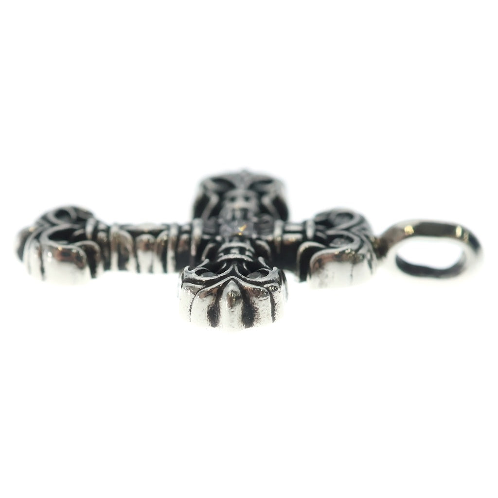 CHROME HEARTS(クロムハーツ) CHARM FILIGREE TINY P DMND タイニーフィリグリー PAVEダイヤ シルバー ネックレストップ