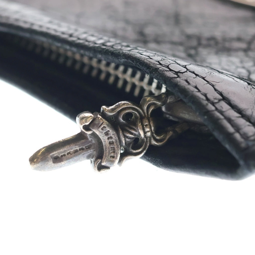 CHROME HEARTS(クロムハーツ) ZPR CHNG PURSE チェンジパース ダガージップコインケース ブラック