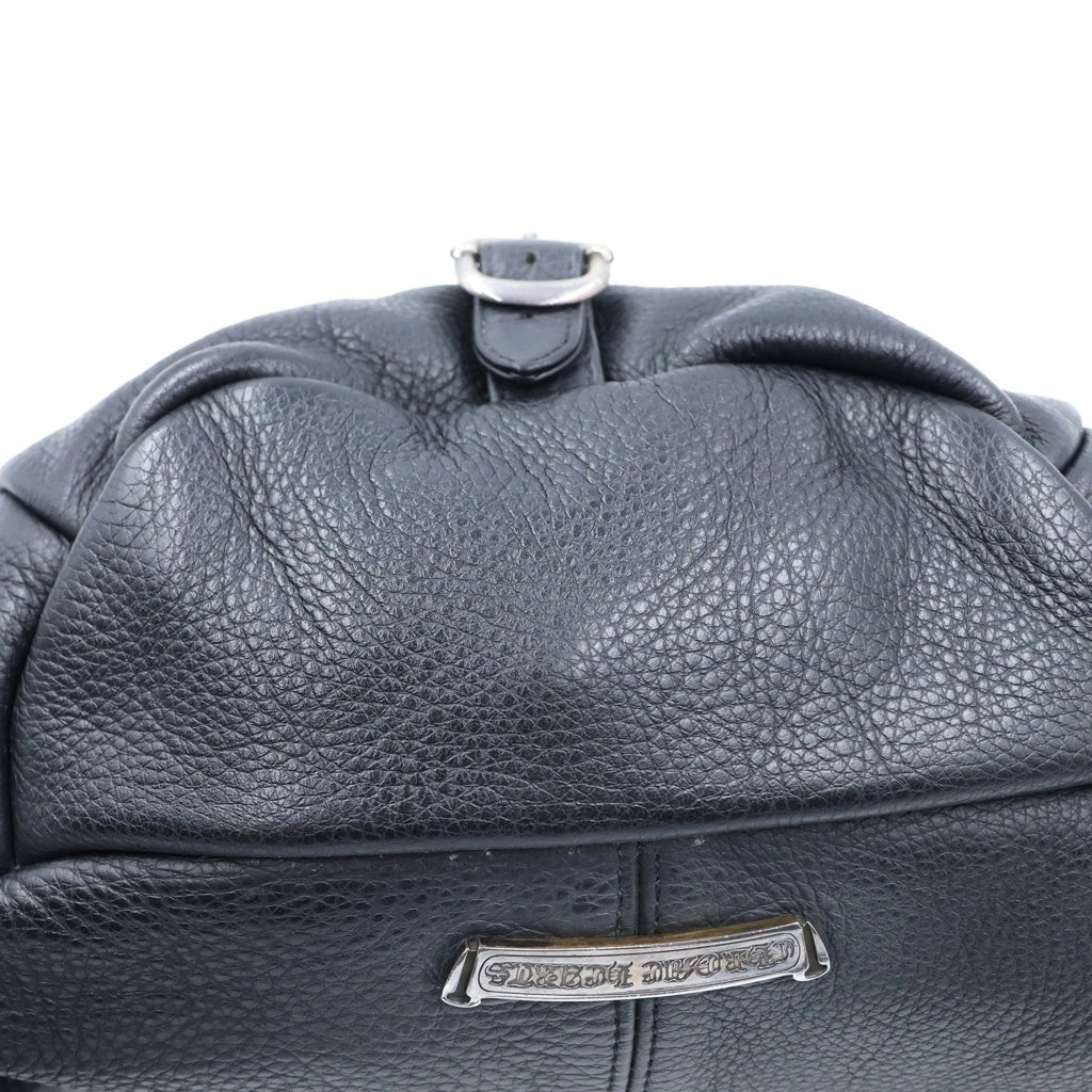 CHROME HEARTS(クロムハーツ) #1 SNAT PACK スナットパック ダガージップ ガンスリンガーベルト レザーウエストバッグ ブラック BCA378 レディース