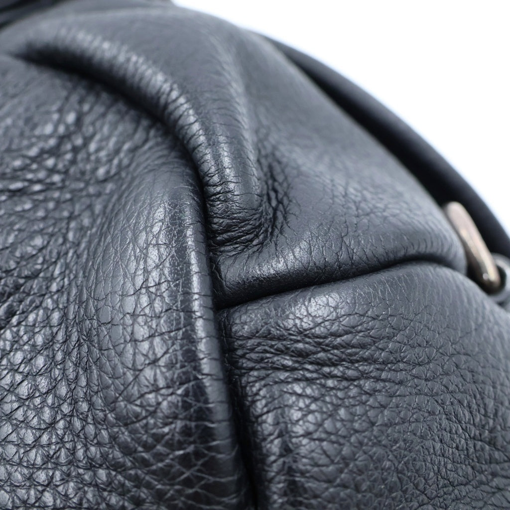 CHROME HEARTS(クロムハーツ) #1 SNAT PACK スナットパック ダガージップ ガンスリンガーベルト レザーウエストバッグ ブラック BCA378 レディース