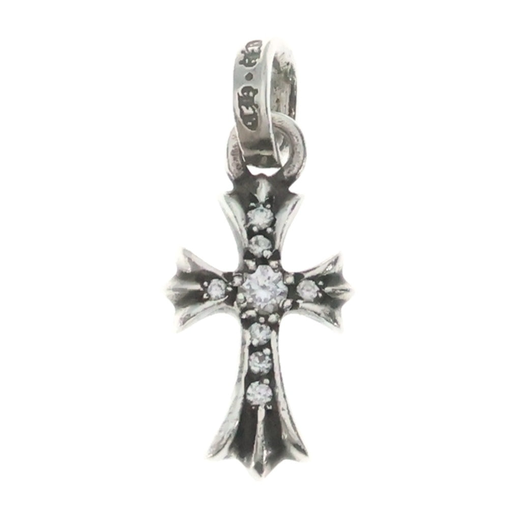 CHROME HEARTS(クロムハーツ) CRS BBYFAT P DMND ベイビーファットクロス PAVEダイヤ ペンダントトップ シルバーBCA234