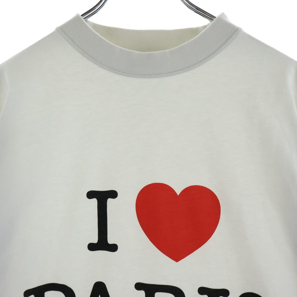 BALENCIAGA(バレンシアガ) I LOVE PARIS プリント 半袖Tシャツ カットソー グレー XL28 787349 TRVU9 9012