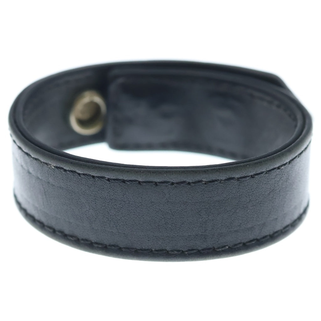 CHROME HEARTS(クロムハーツ) 3BTN 2SNP L&T リップアンドタン 3ボタン2スナップ レザーブレスレット レッド