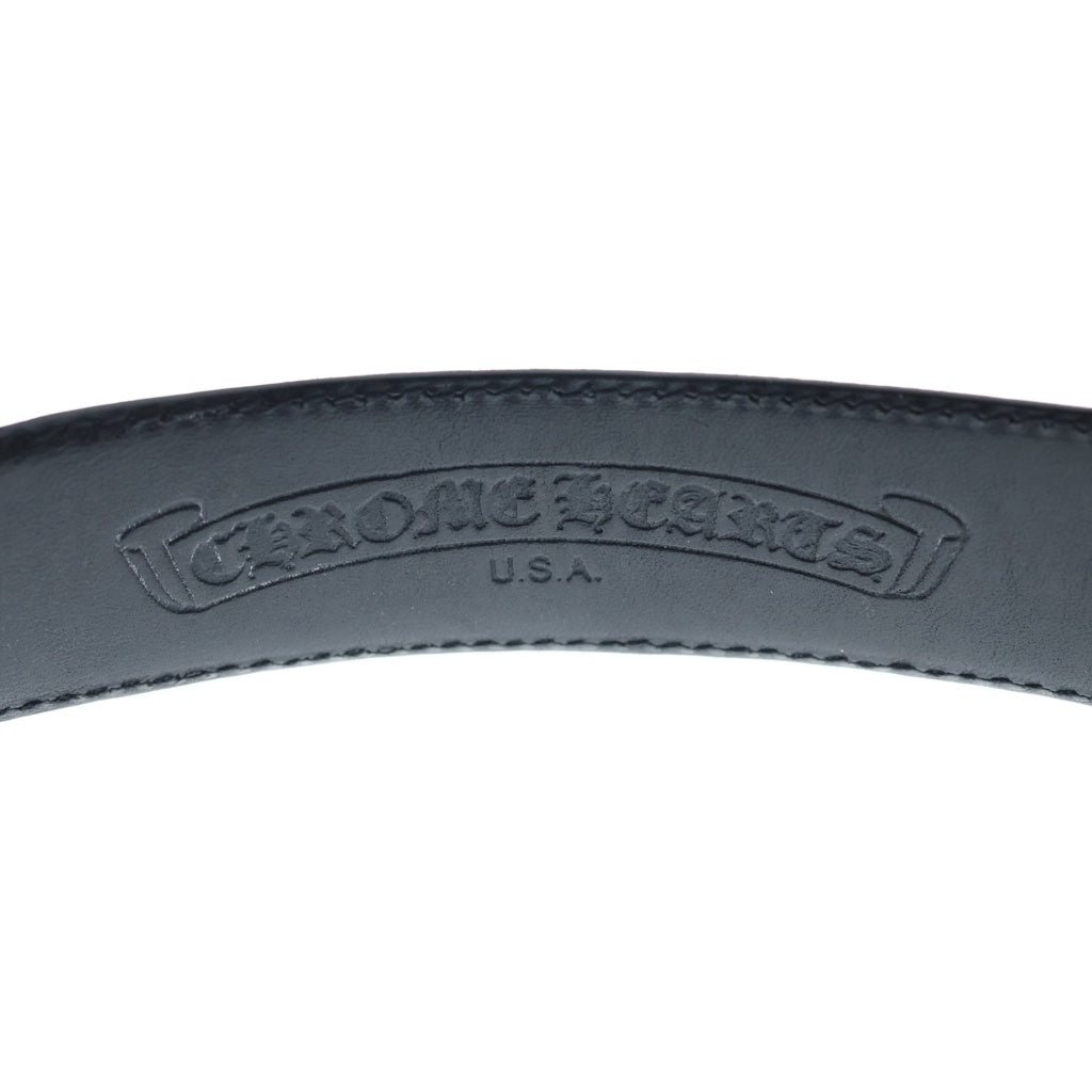 CHROME HEARTS(クロムハーツ) BLT ROLLER 3PC1.5inch 3PCローラーバックル レザーベルト シルバー