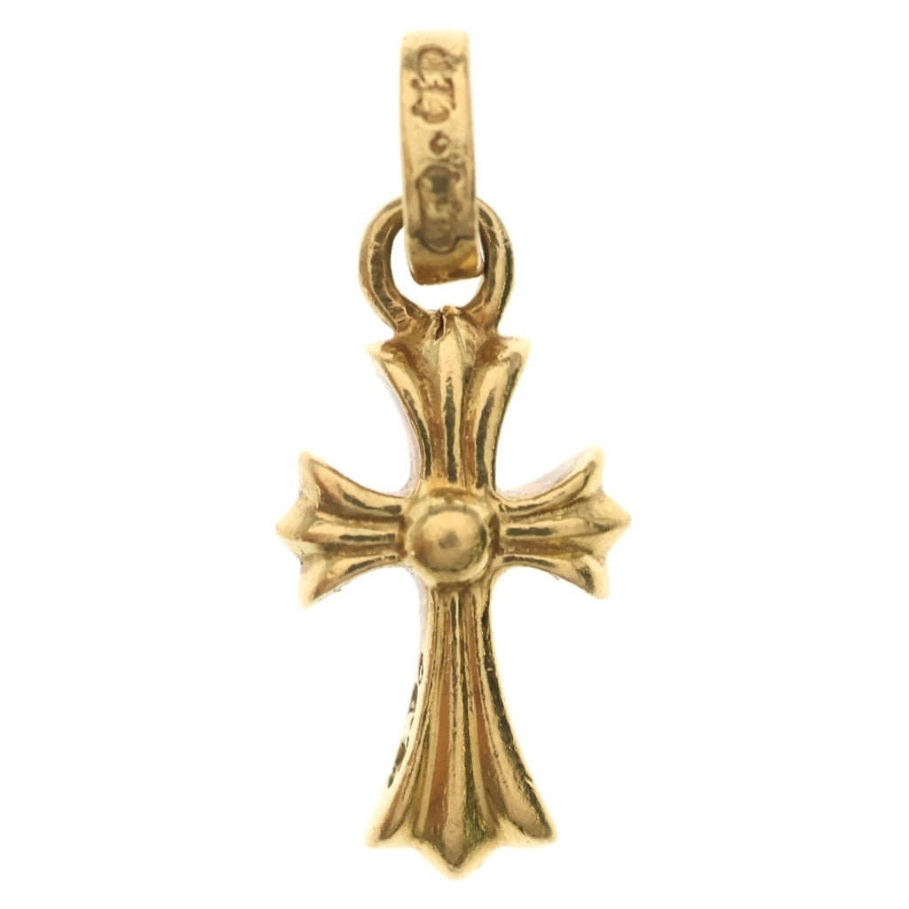 CHROME HEARTS(クロムハーツ) 22K CRS BBYFAT P/DIA ベイビーファットクロス PAVEダイヤ ペンダントトップ ゴールド BCA035