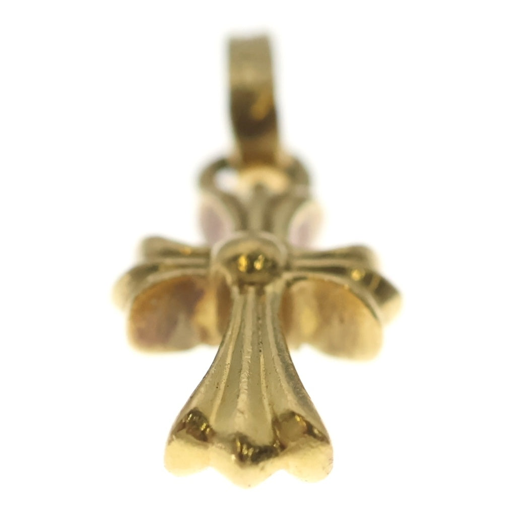 CHROME HEARTS(クロムハーツ) 22K CRS BBYFAT P/DIA ベイビーファットクロス PAVEダイヤ ペンダントトップ ゴールド BCA035