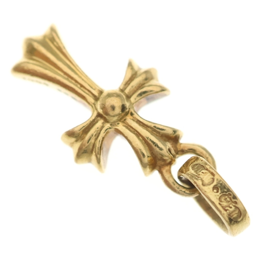 CHROME HEARTS(クロムハーツ) 22K CRS BBYFAT P/DIA ベイビーファットクロス PAVEダイヤ ペンダントトップ ゴールド BCA035