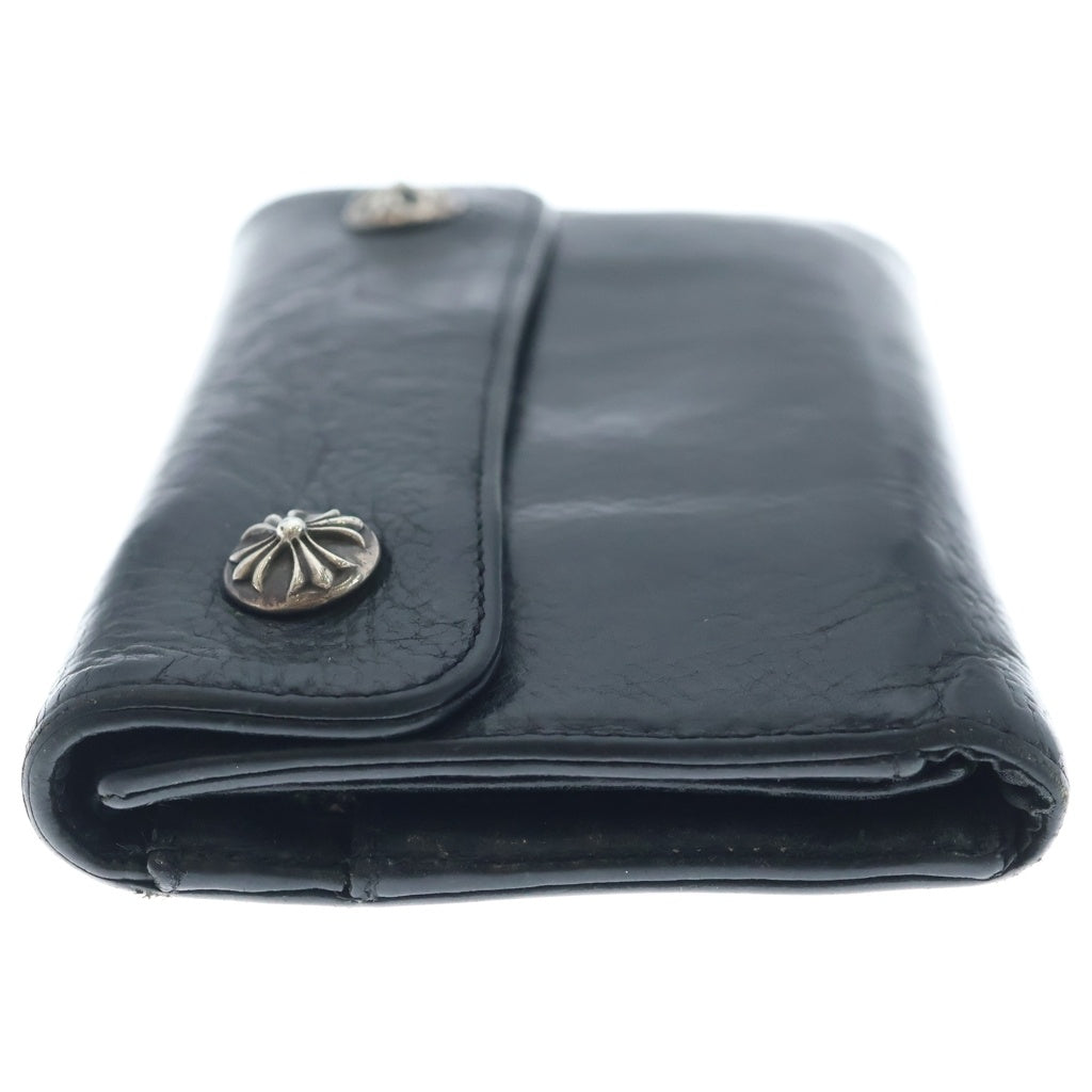 CHROME HEARTS(クロムハーツ) WAVE ウェーブ レザーウォレット 財布 ブラック