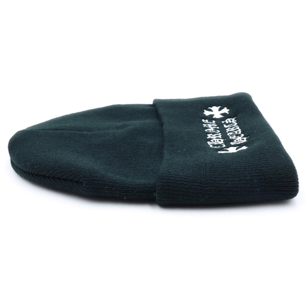 CHROME HEARTS(クロムハーツ) ACRYL WATCH CAP ワッチキャップ ロゴ刺繍ニット帽 ブラック
