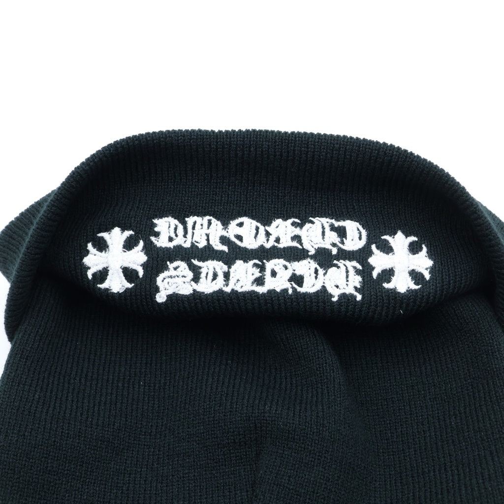 CHROME HEARTS(クロムハーツ) ACRYL WATCH CAP ワッチキャップ ロゴ刺繍ニット帽 ブラック