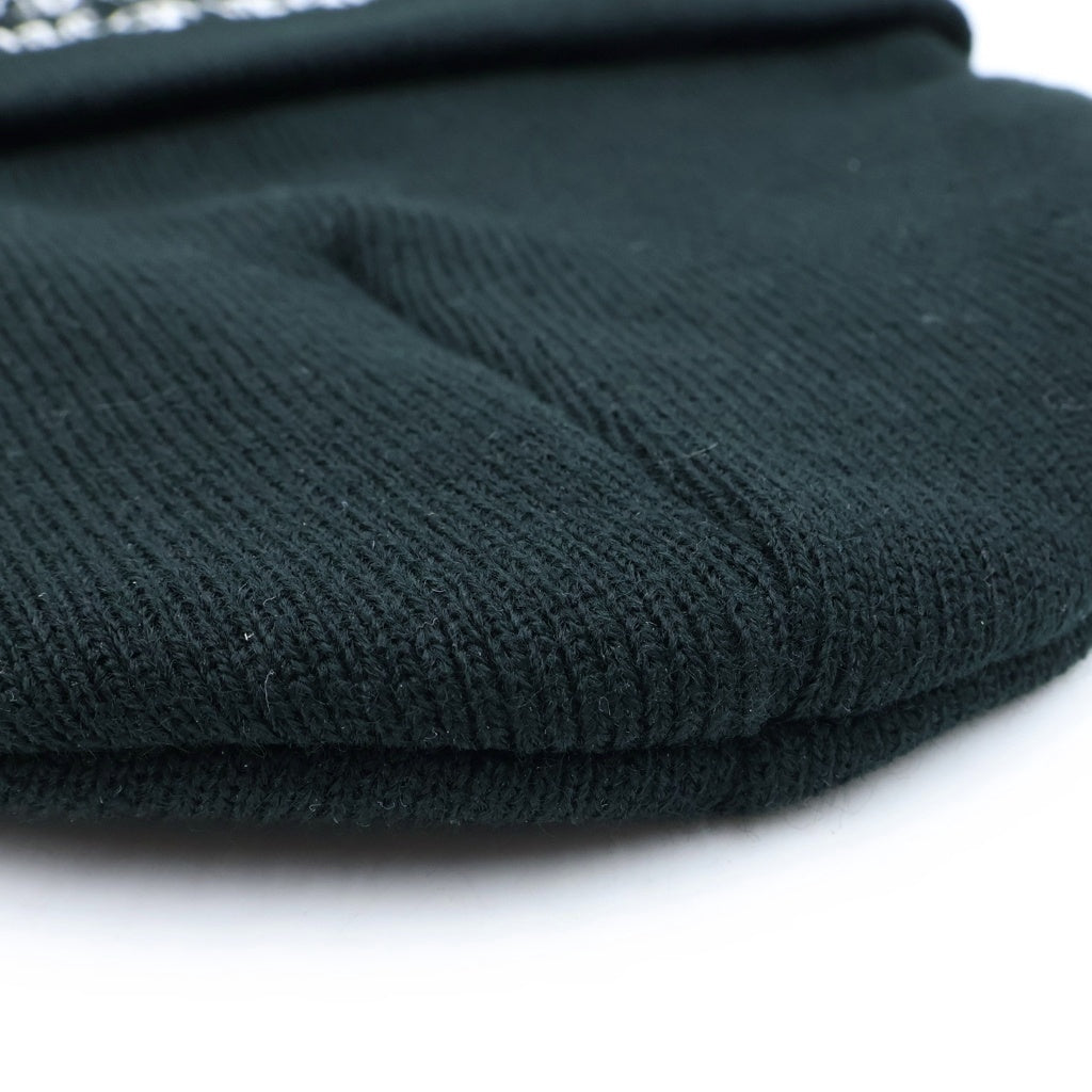 CHROME HEARTS(クロムハーツ) ACRYL WATCH CAP ワッチキャップ ロゴ刺繍ニット帽 ブラック