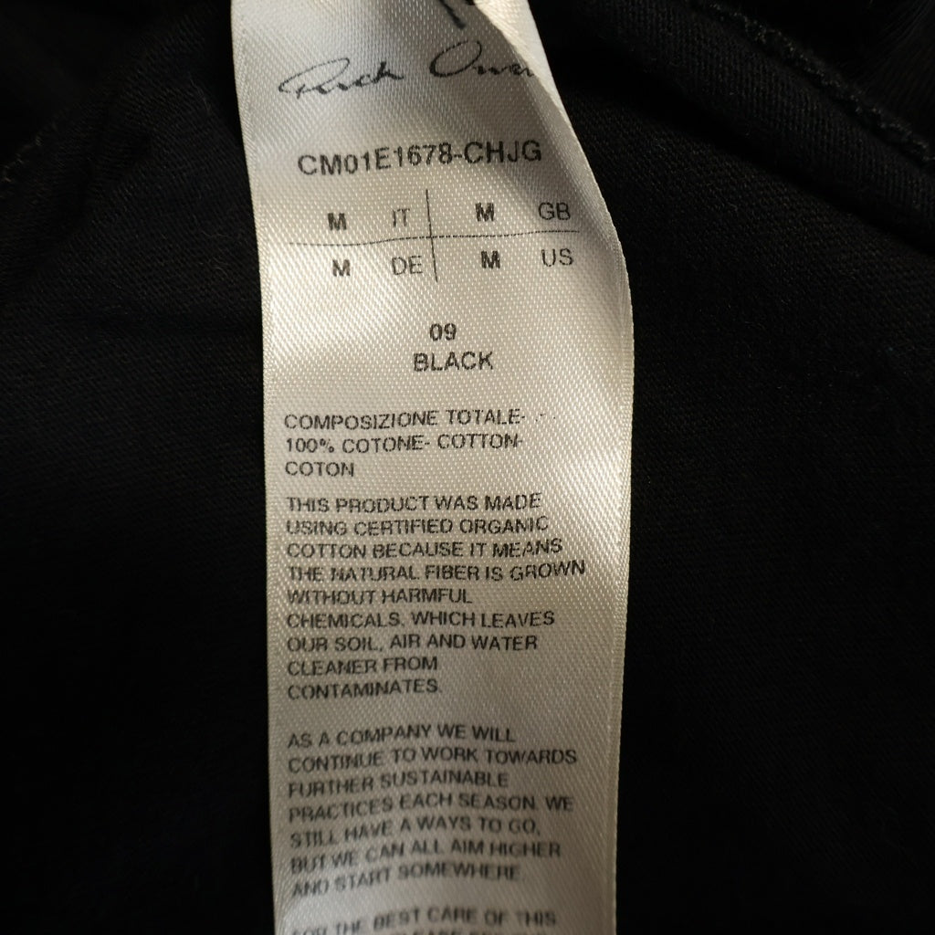 Rick Owens(リックオウエンス) ×CHAMPION BASKETBALL TANK フロントロゴ タンクトップ ブラック CM01E1678-CHJG