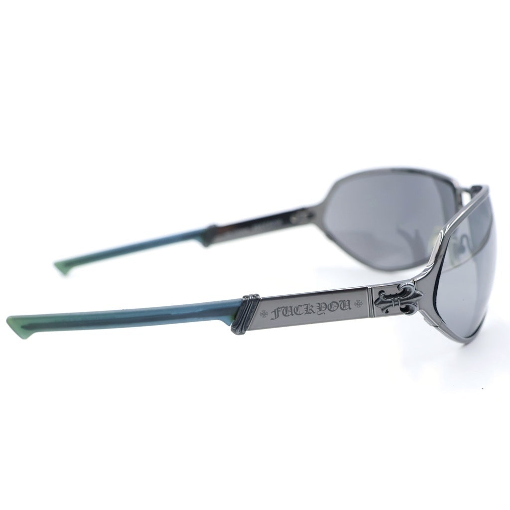 CHROME HEARTS(クロムハーツ) FREEDOM チタンフレーム ングラス アイウェア メガネ 眼鏡 グレー