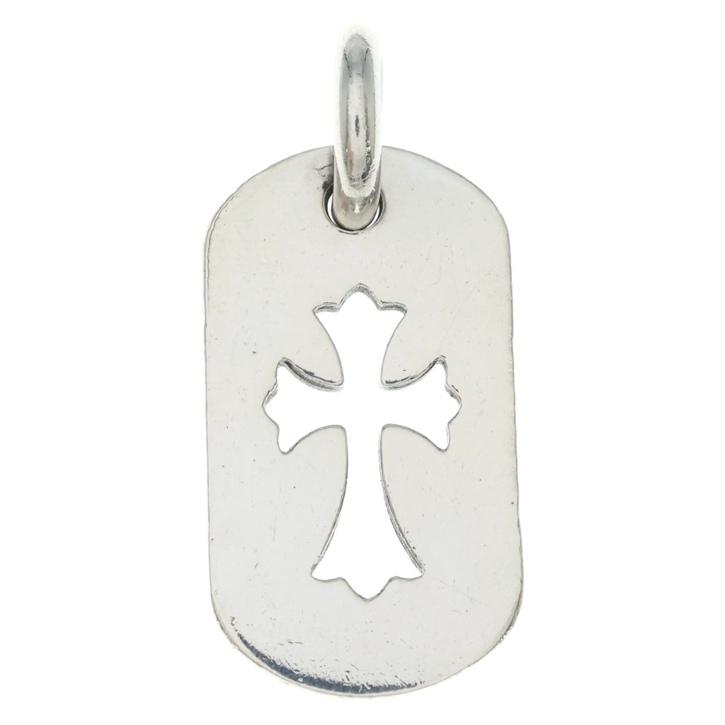 CHROME HEARTS(クロムハーツ) D TAG SML CO CRS カットアウトクロスドッグタグ スモール ペンダントトップ シルバー BCA242