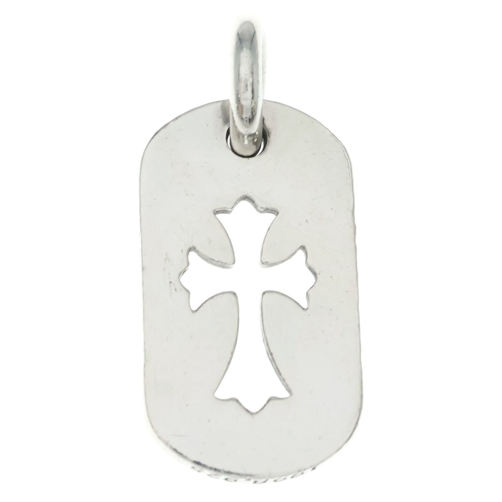 CHROME HEARTS(クロムハーツ) D TAG SML CO CRS カットアウトクロスドッグタグ スモール ペンダントトップ シルバー BCA242