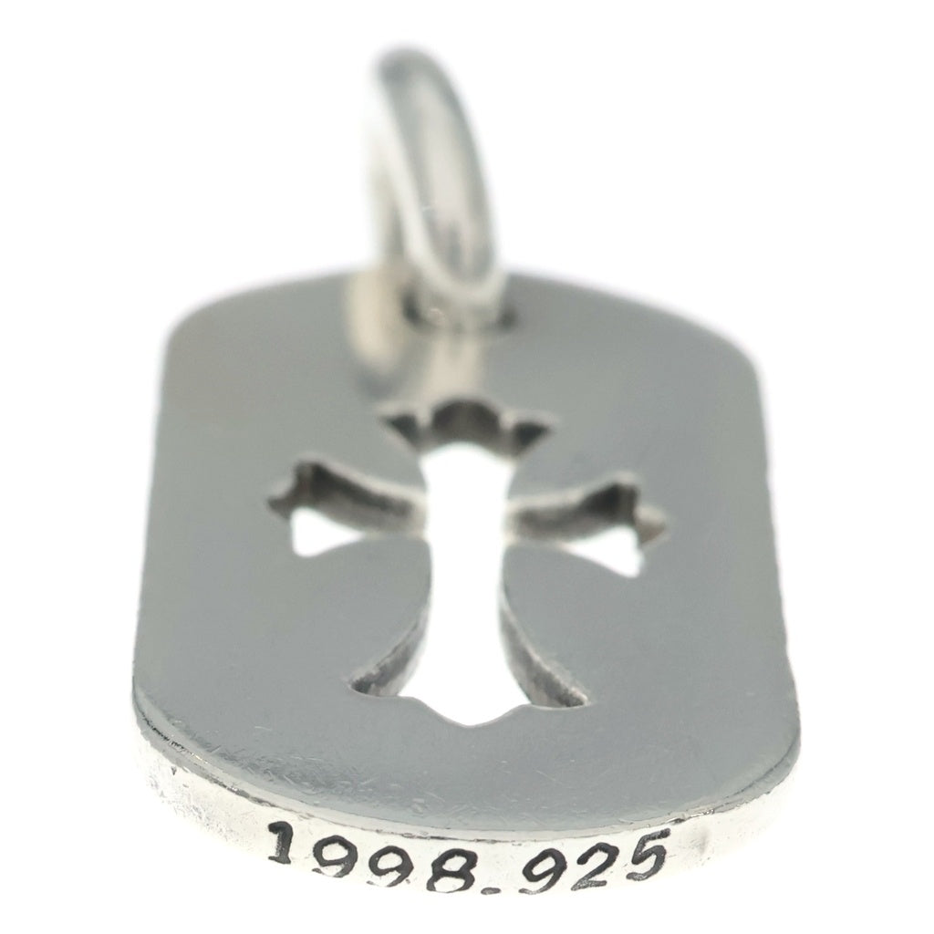 CHROME HEARTS(クロムハーツ) D TAG SML CO CRS カットアウトクロスドッグタグ スモール ペンダントトップ シルバー BCA242