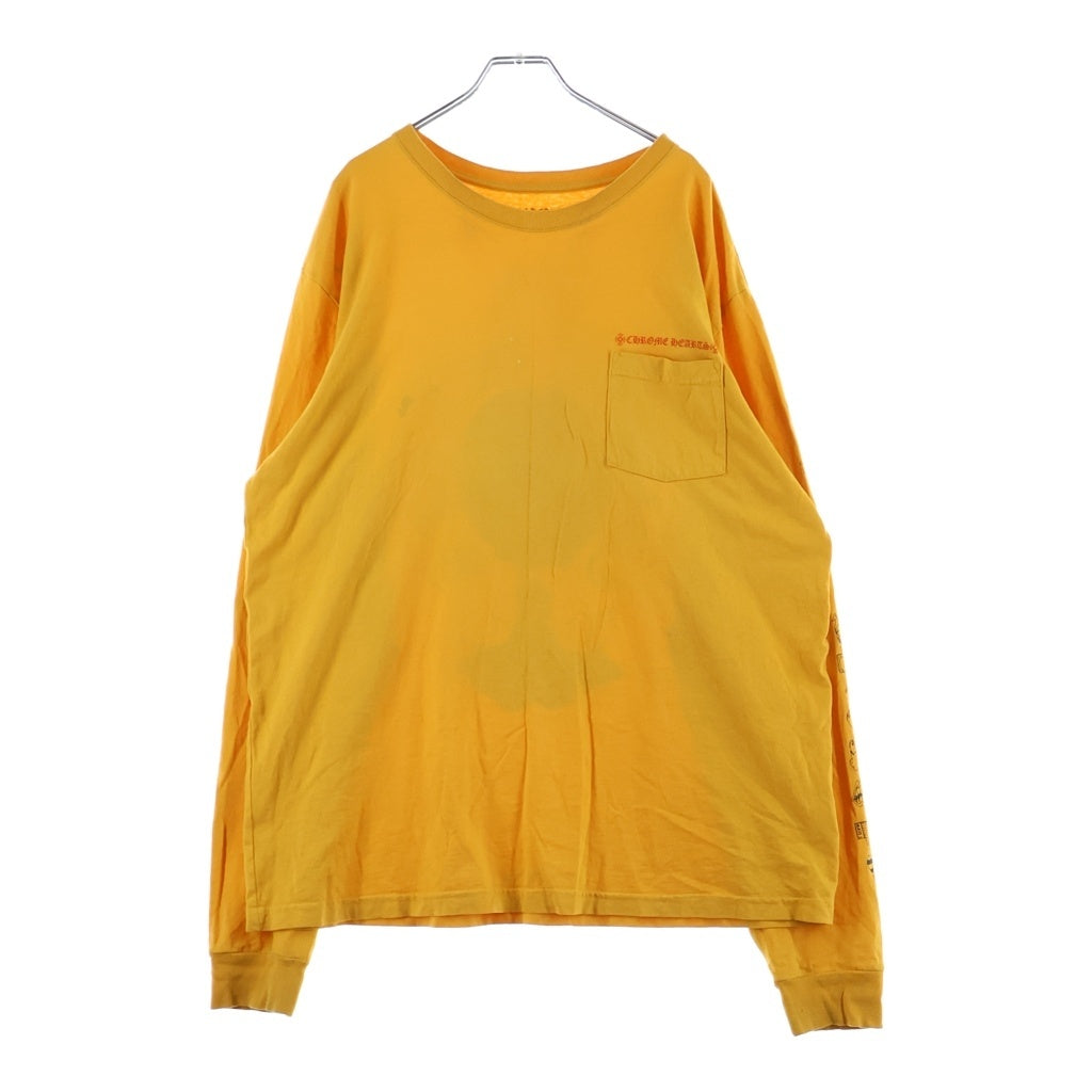 CHROME HEARTS(クロムハーツ) ×MATTY BOY PPO コールミー マスタード クルーネック長袖Tシャツ 長袖カットソー