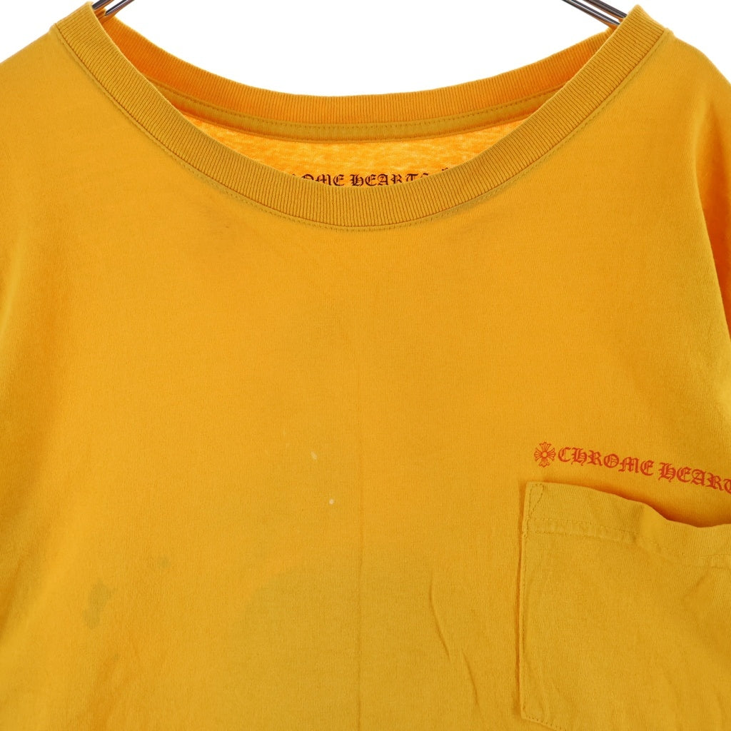 CHROME HEARTS(クロムハーツ) ×MATTY BOY PPO コールミー マスタード クルーネック長袖Tシャツ 長袖カットソー