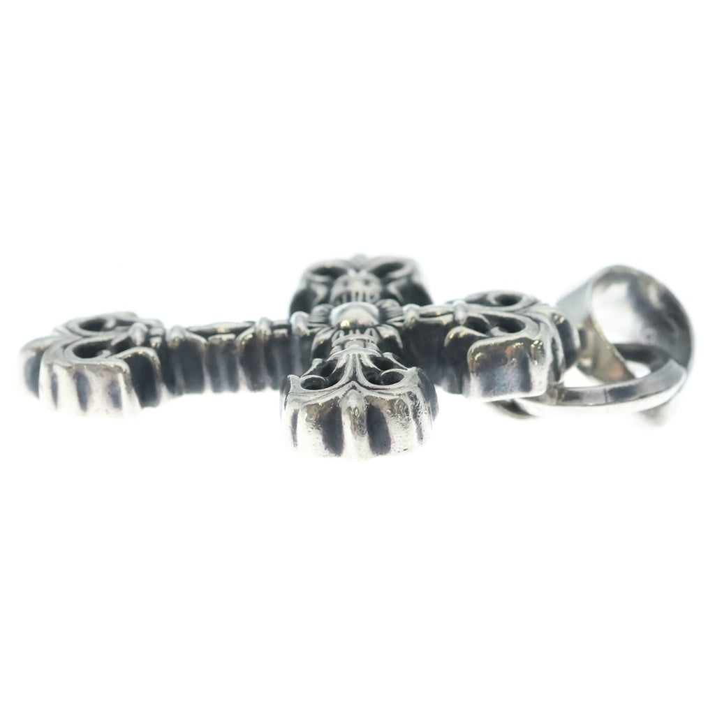 CHROME HEARTS(クロムハーツ) FILIG CROSS-XSM W BALE フィリグリークロスXSベイル wベイル ネックレストップ シルバー BCA262