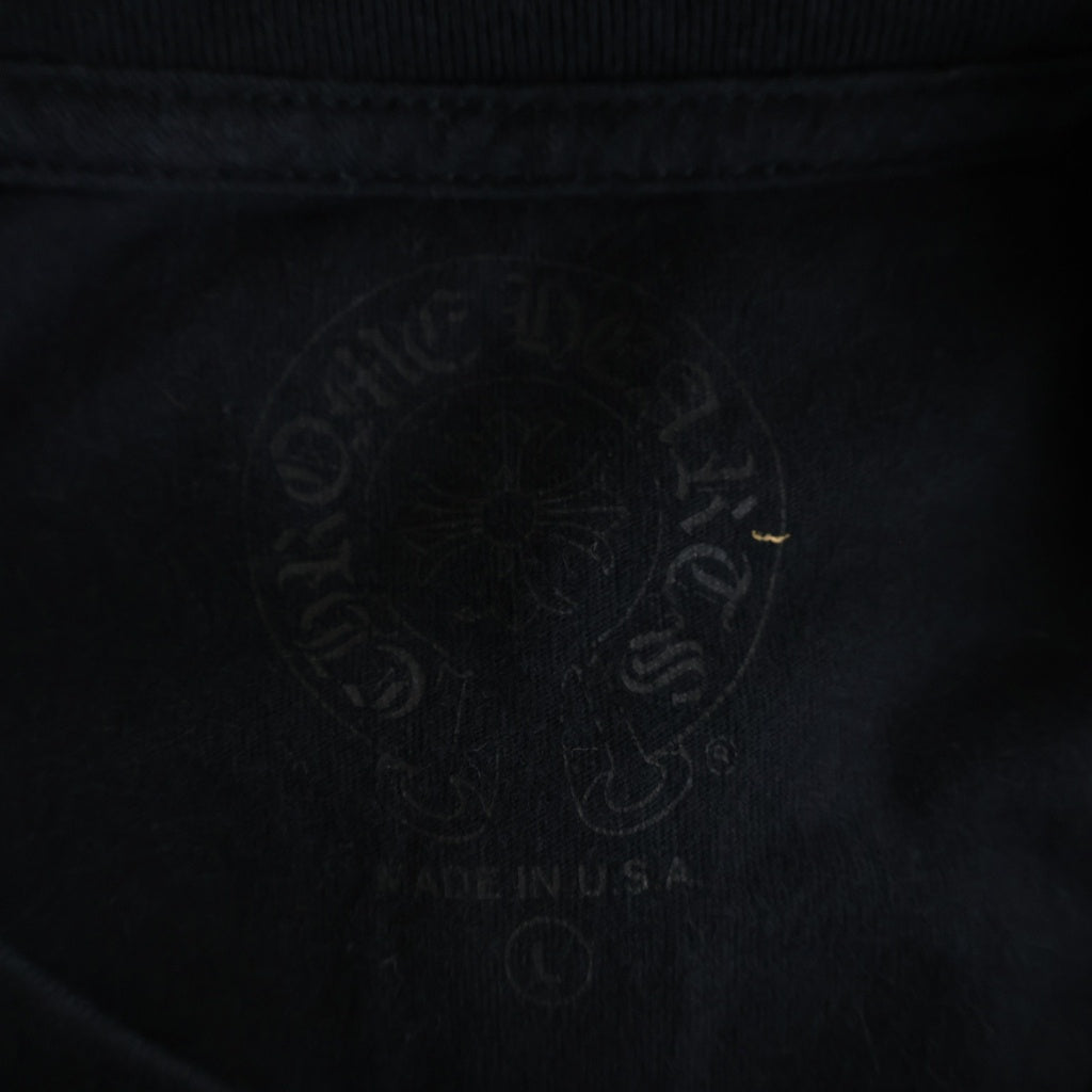 CHROME HEARTS(クロムハーツ) BACK VINE DAGGER PRINT バックヴァインダガー プリント 半袖Tシャツ ブラック/レッド