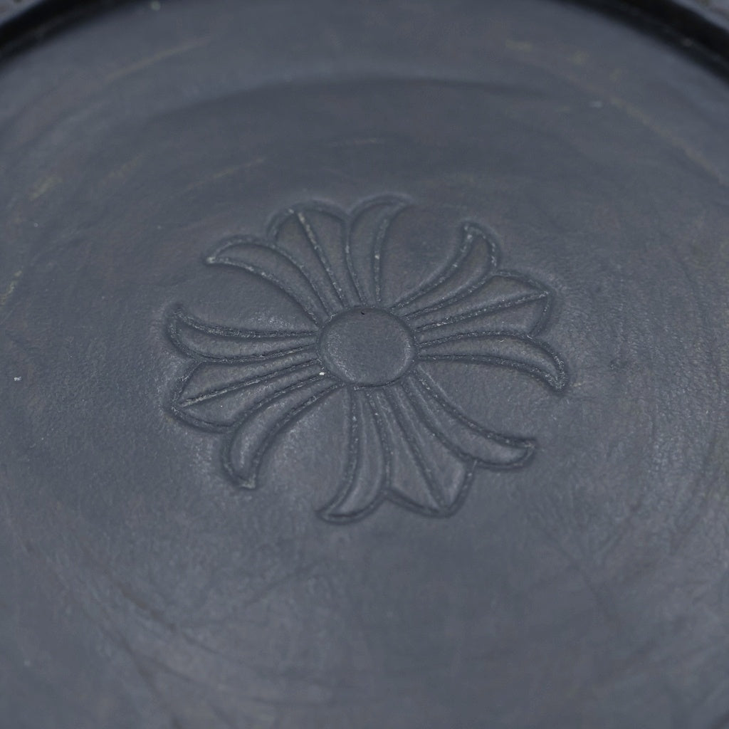 CHROME HEARTS(クロムハーツ) COASTER CHプラス レザーコースター ブラック