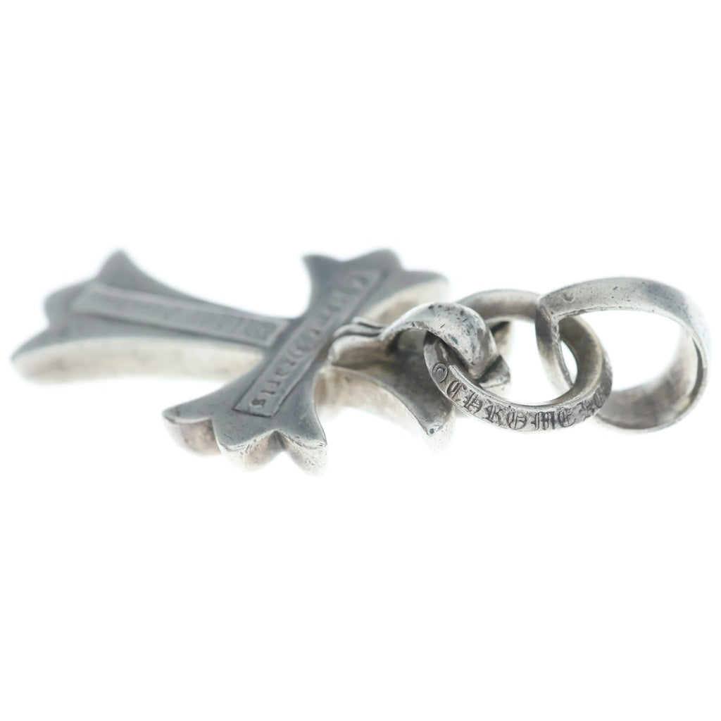 CHROME HEARTS(クロムハーツ) CH CRS SML W/BALE Wベイル スモールCHクロス ペンダントトップ シルバー BCA218