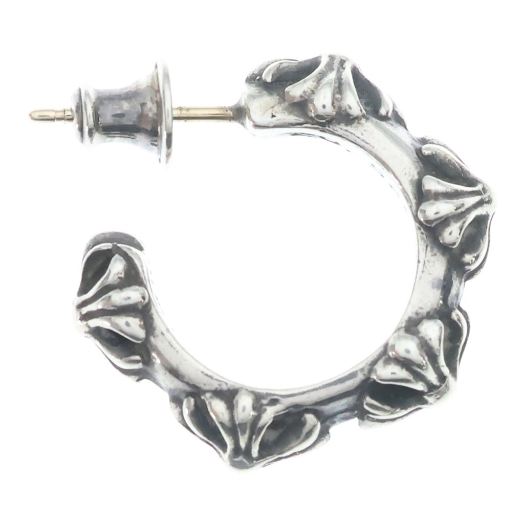 CHROME HEARTS(クロムハーツ) HOOP CROSS クロスバンド フープピアス シルバー BCA100