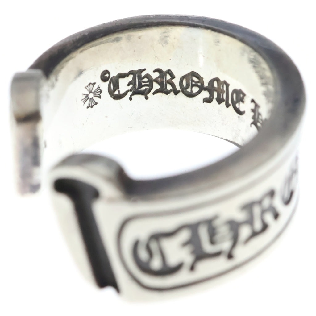 CHROME HEARTS(クロムハーツ) LG SCROLL LABEL ラージスクロールラベル リング シルバーBCA383